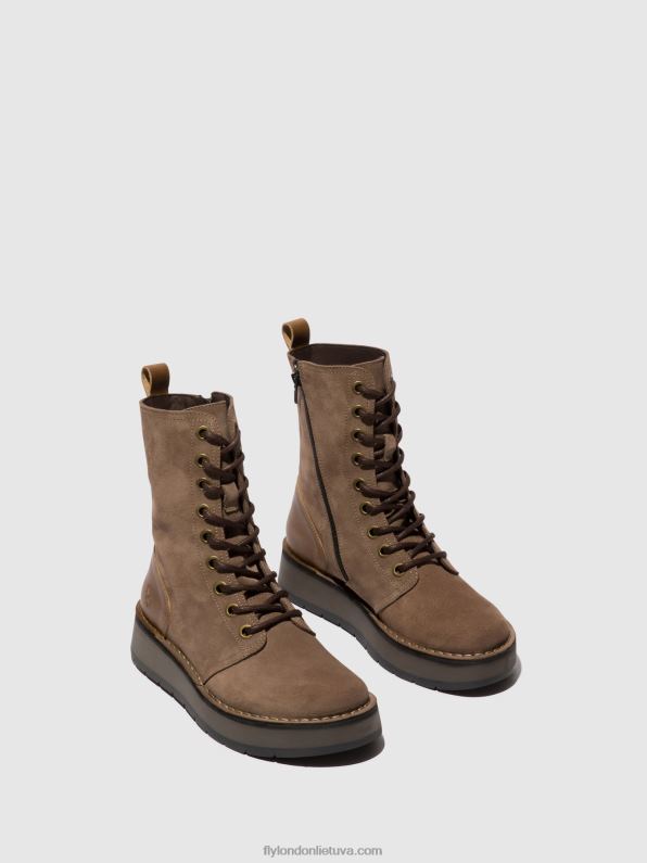 suvarstomi kulkšnies batai rami043 moterys Fly London 4H28820 taupe/camel