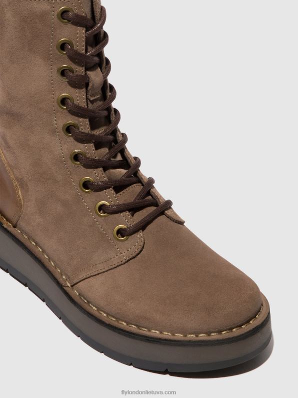 suvarstomi kulkšnies batai rami043 moterys Fly London 4H28820 taupe/camel