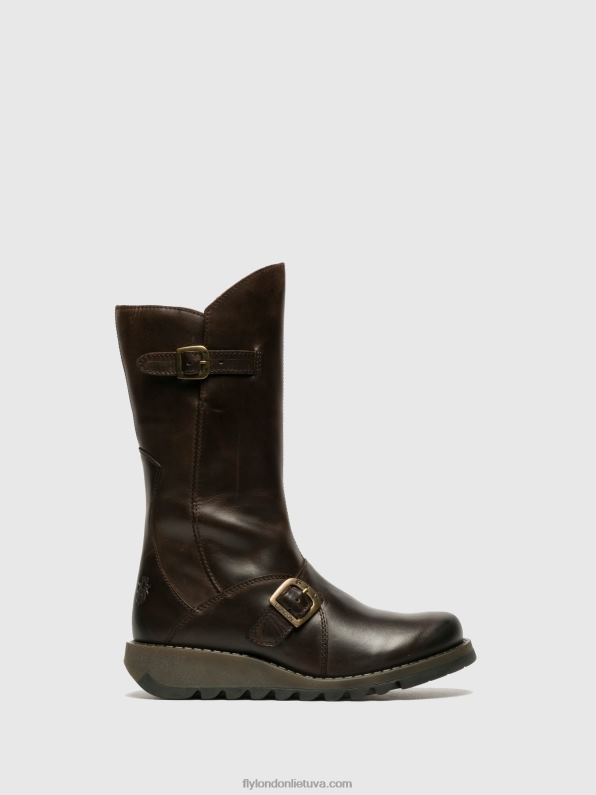 sagtimi batai mes 2 moterys Fly London 4H288347 dk ruda