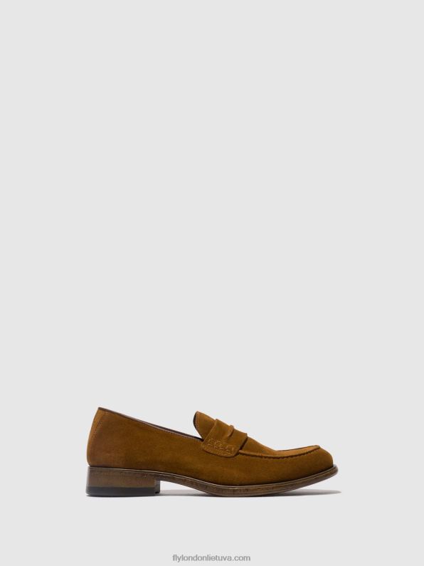 loafers batai mebo956 vyrų Fly London 4H288817 įdegis