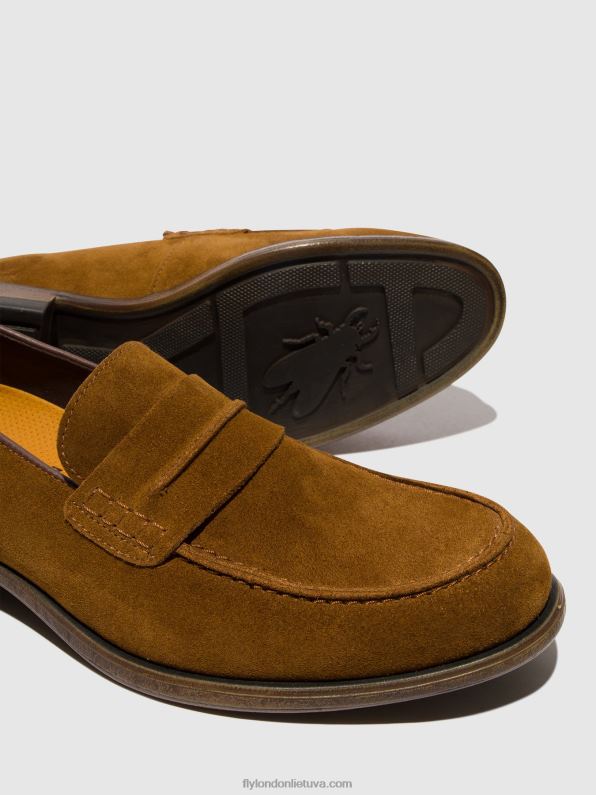 loafers batai mebo956 vyrų Fly London 4H288817 įdegis